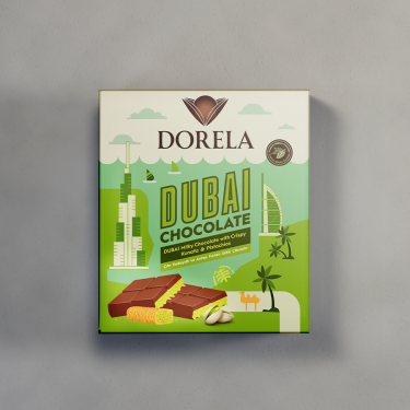 Dubai Milky Chocolate with Crispy Kunafa & Pistachios